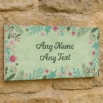 Outdoor Garden Sign Personalised Yard Sign Welcome Sign