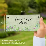 Garden Sign Personalised Yard Sign Welcome Sign Door Wall Sign