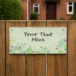 Garden Sign Personalised Yard Sign Welcome Sign Door Wall Sign