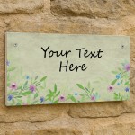 Garden Sign Personalised Yard Sign Welcome Sign Door Wall Sign