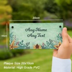 Garden Shed Plaques Personalised Welcome Sign For Garden Yard