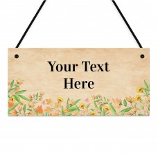 Garden Plaques For Yard Personalised Welcome Sign Door Wall Sign