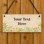 Garden Plaques For Yard Personalised Welcome Sign Door Wall Sign