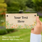 Garden Plaques For Yard Personalised Welcome Sign Door Wall Sign
