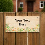 Garden Plaques For Yard Personalised Welcome Sign Door Wall Sign