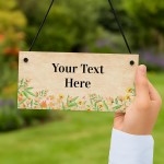 Garden Plaques For Yard Personalised Welcome Sign Door Wall Sign