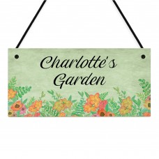 Garden Sign Personalised Garden Decor Garden Plaques For Outside