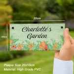 Garden Sign Personalised Garden Decor Garden Plaques For Outside Garden Sign Personalised Garden Decor Garden Plaques For Outside
