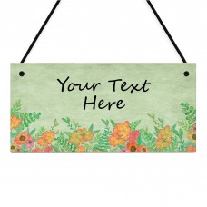 Garden Signs For Yard Personalised Welcome Sign Door Wall Sign