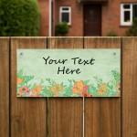 Garden Signs For Yard Personalised Welcome Sign Door Wall Sign
