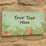 Garden Signs For Yard Personalised Welcome Sign Door Wall Sign