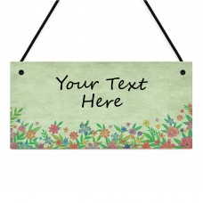 Garden Plaque Personalised Yard Sign Welcome Sign Door Sign