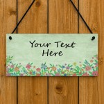 Garden Plaque Personalised Yard Sign Welcome Sign Door Sign