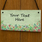Garden Plaque Personalised Yard Sign Welcome Sign Door Sign