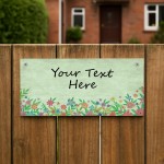 Garden Plaque Personalised Yard Sign Welcome Sign Door Sign