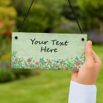 Garden Plaque Personalised Yard Sign Welcome Sign Door Sign