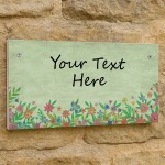 Garden Plaque Personalised Yard Sign Welcome Sign Door Sign