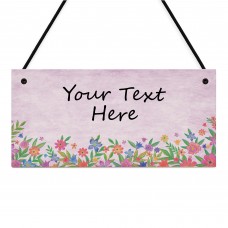 Personalised Outside Sign For Garden Plaque Yard Sign Welcome