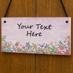 Personalised Outside Sign For Garden Plaque Yard Sign Welcome