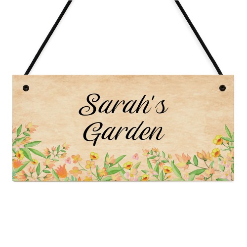 Personalised Garden Signs Garden Decor Outside Garden Signs