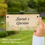 Personalised Garden Signs Garden Decor Outside Garden Signs