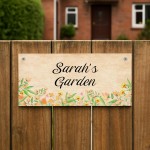 Personalised Garden Signs Garden Decor Outside Garden Signs