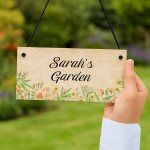 Personalised Garden Signs Garden Decor Outside Garden Signs