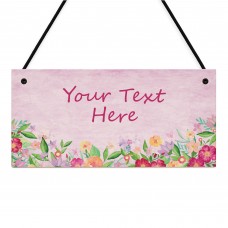 Personalised Sign For Yard Outside Garden Plaque Welcome Sign