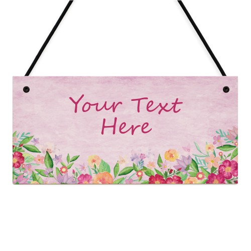 Personalised Sign For Yard Outside Garden Plaque Welcome Sign