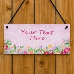 Personalised Sign For Yard Outside Garden Plaque Welcome Sign