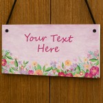 Personalised Sign For Yard Outside Garden Plaque Welcome Sign