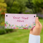 Personalised Sign For Yard Outside Garden Plaque Welcome Sign