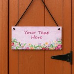 Personalised Sign For Yard Outside Garden Plaque Welcome Sign