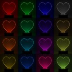 Personalised Wedding Anniversary Gifts for Her Him Custom LED