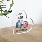 15th Anniversary Plaque Gift For Wife Husband Crystal 15th Anniversary Plaque Gift For Wife Husband Crystal