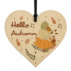 Autumn Home Decor Wooden Hanging Plaque Autumnal Decorations 