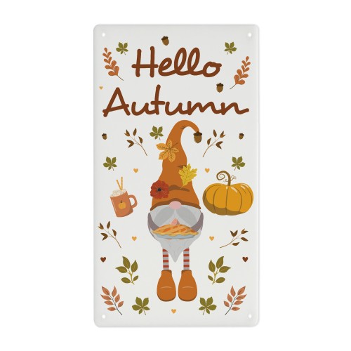 Hello Autumn Decorations Acrylic Wall Plaque Printed Leaves Hello Autumn Decorations Acrylic Wall Plaque Printed Leaves