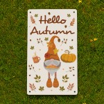 Hello Autumn Decorations Acrylic Wall Plaque Printed Leaves Hello Autumn Decorations Acrylic Wall Plaque Printed Leaves