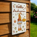 Hello Autumn Decorations Acrylic Wall Plaque Printed Leaves Hello Autumn Decorations Acrylic Wall Plaque Printed Leaves