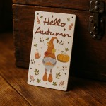 Hello Autumn Decorations Acrylic Wall Plaque Printed Leaves Hello Autumn Decorations Acrylic Wall Plaque Printed Leaves