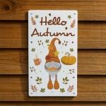 Hello Autumn Decorations Acrylic Wall Plaque Printed Leaves Hello Autumn Decorations Acrylic Wall Plaque Printed Leaves