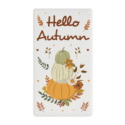 Hello Autumn Decorations White Acrylic Hanging Signs Plaque  Hello Autumn Decorations White Acrylic Hanging Signs Plaque