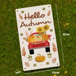 Autumn Wall Plaque Decorations Autumn ifts Leaves Pumpkins