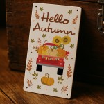 Autumn Wall Plaque Decorations Autumn ifts Leaves Pumpkins