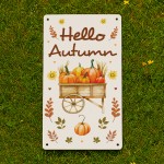 Autumn Wall Decorations Autumn Gifts Acrylic White Wall Plaque