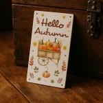 Autumn Wall Decorations Autumn Gifts Acrylic White Wall Plaque