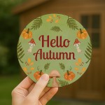 Hello Autumn Hanging Acrylic Plaque Autumn Decor Autumn Gifts Hello Autumn Hanging Acrylic Plaque Autumn Decor Autumn Gifts