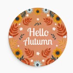 Autumn Decor Hello Autumn Hanging Acrylic Plaque Autumn Gifts
