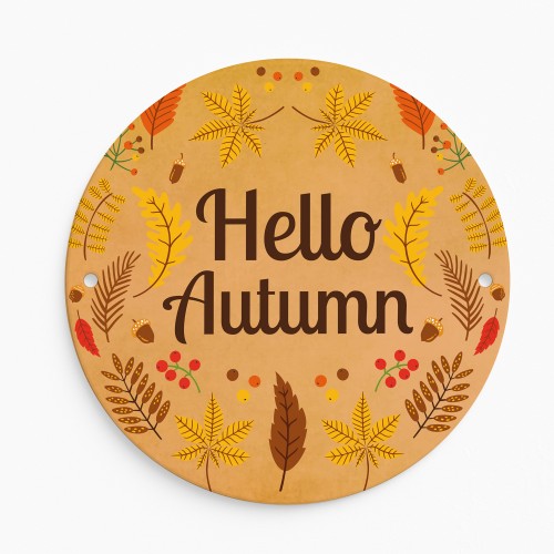 Hello Autumn Decorations Hanging Acrylic Plaque Autumn Gifts Hello Autumn Decorations Hanging Acrylic Plaque Autumn Gifts