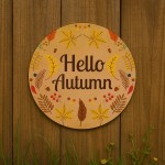 Hello Autumn Decorations Hanging Acrylic Plaque Autumn Gifts Hello Autumn Decorations Hanging Acrylic Plaque Autumn Gifts
